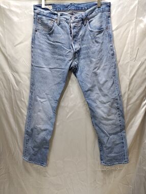 Levi's Premium 501 '93 Jeans 32x30 Light Wash Selvedge Denim Button Fly